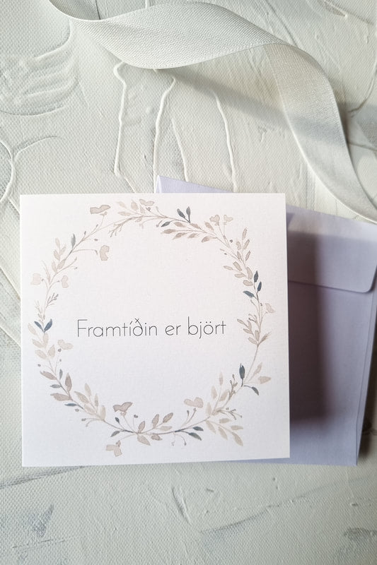 Gjafakort Framtíðin er björt