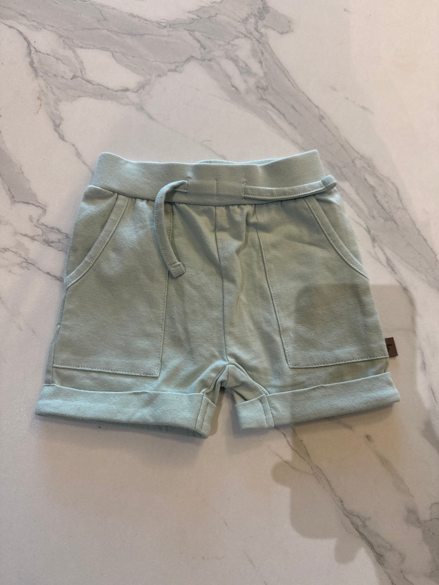 Bláar stuttbuxur - Kids up