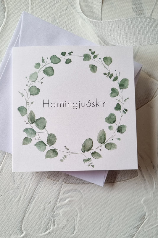Gjafakort - Hamningjuóskir