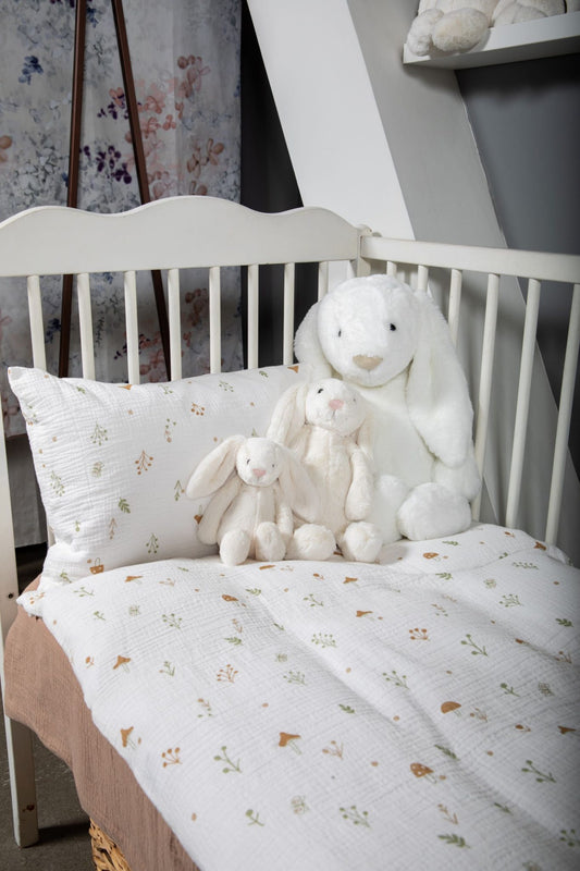 Björk barnarúmföt úr múslín bómull – Íslensk hönnun fyrir mjúkan og náttúrulegan svefn