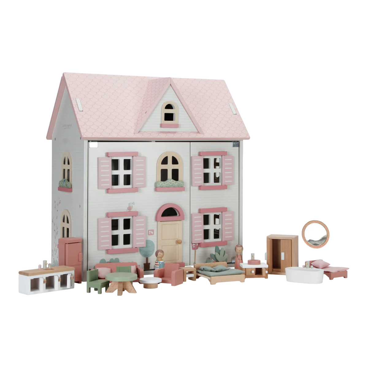 BLEIKT STÓRT DÚKKUHÚS