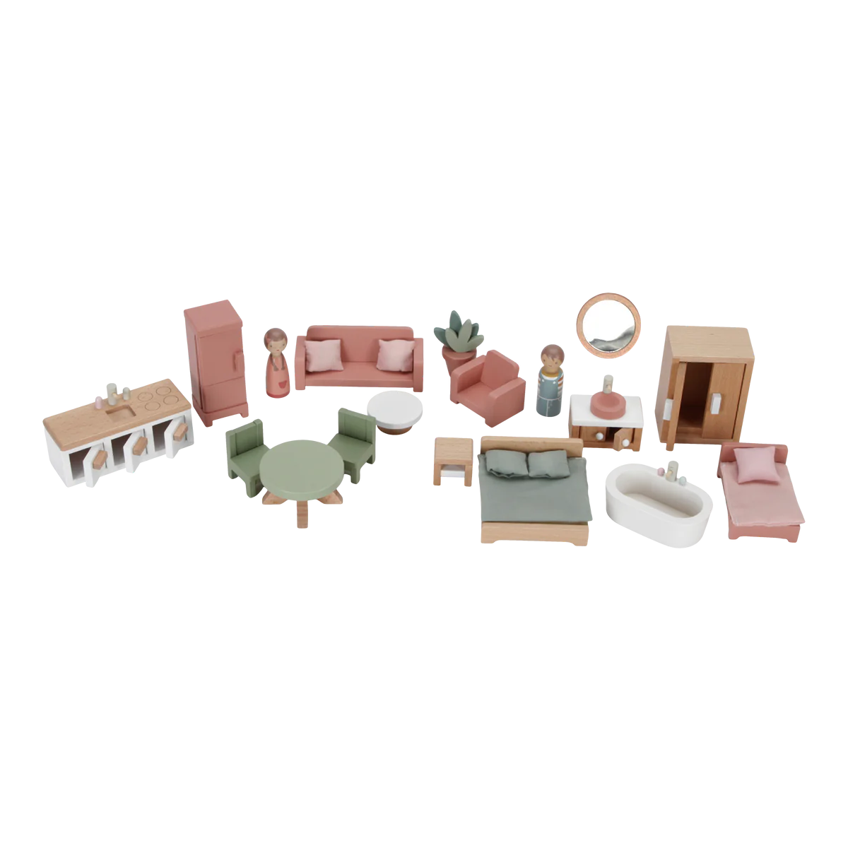 BLEIKT STÓRT DÚKKUHÚS