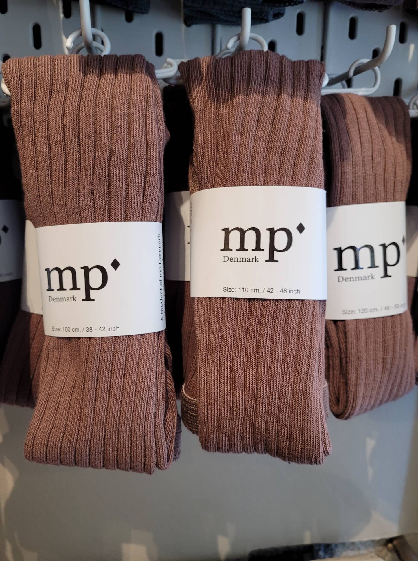 MP Sokkabuxur bómull & rifflaðar - Brúnar