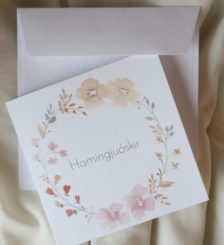 Gjafakort - Hamningjuóskir