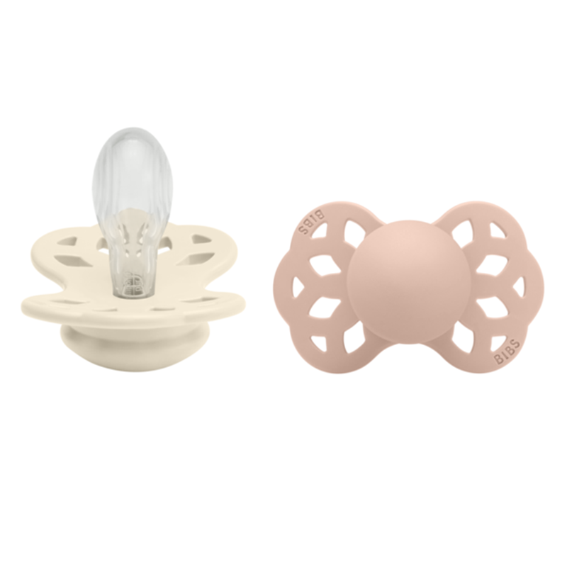BIBS Infinity Ivory/Blush size 2