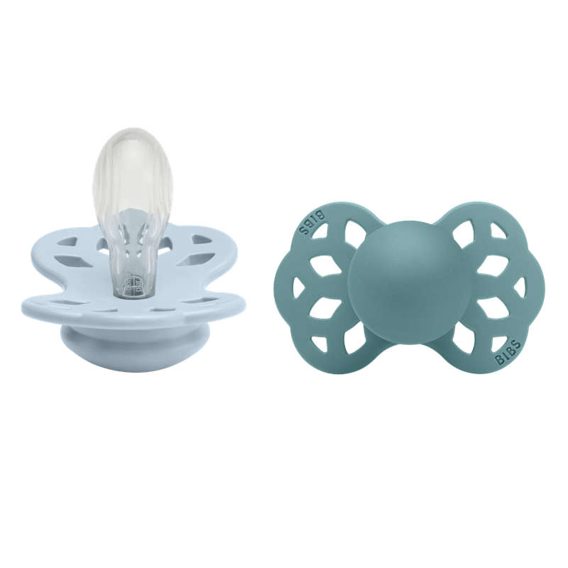 BIBS Infinity Baby Blue/Island Sea Silicon s2