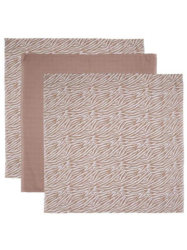 Blush and blossom taubleyjur og þvottaklútar 6pk Zebra