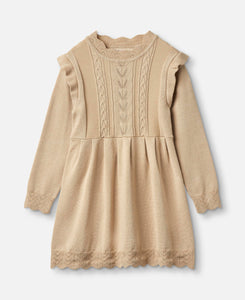 FILLY LS DRESS - HUMUS