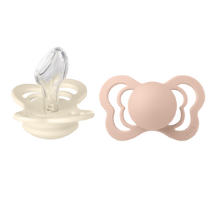 Bibs Couture silicone (gómlaga) - Ivory/Blush