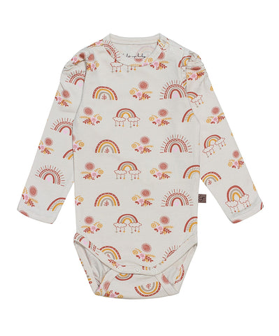 Samfella ljós m/mynstri - Kids up baby